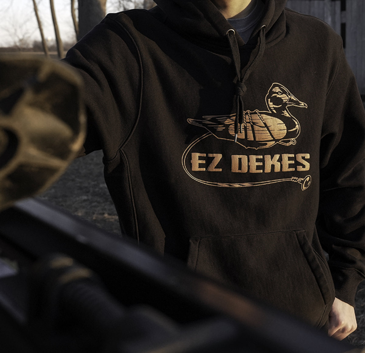 EZ DEKES Super Heavyweight Classic Hoodie - Black – EZDEKES