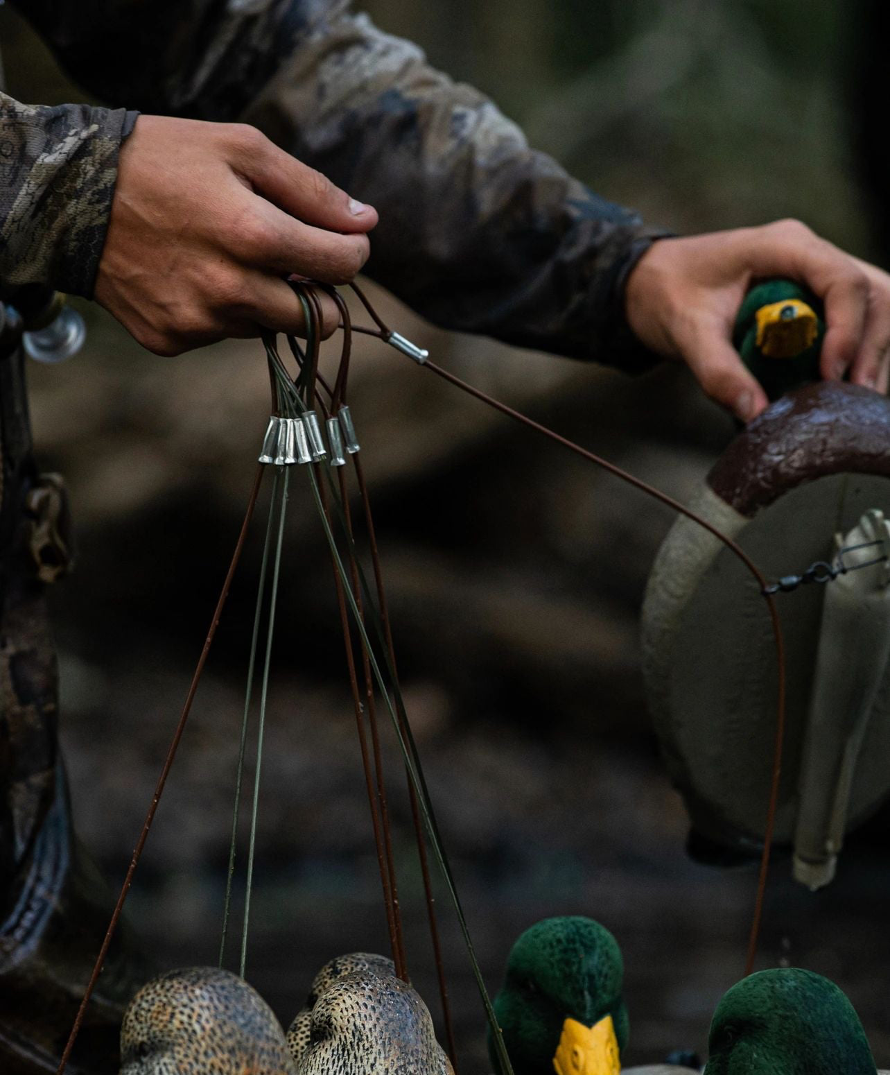 Stainless Steel PVC Coated Cable Timber Decoy Rigs - 3oz