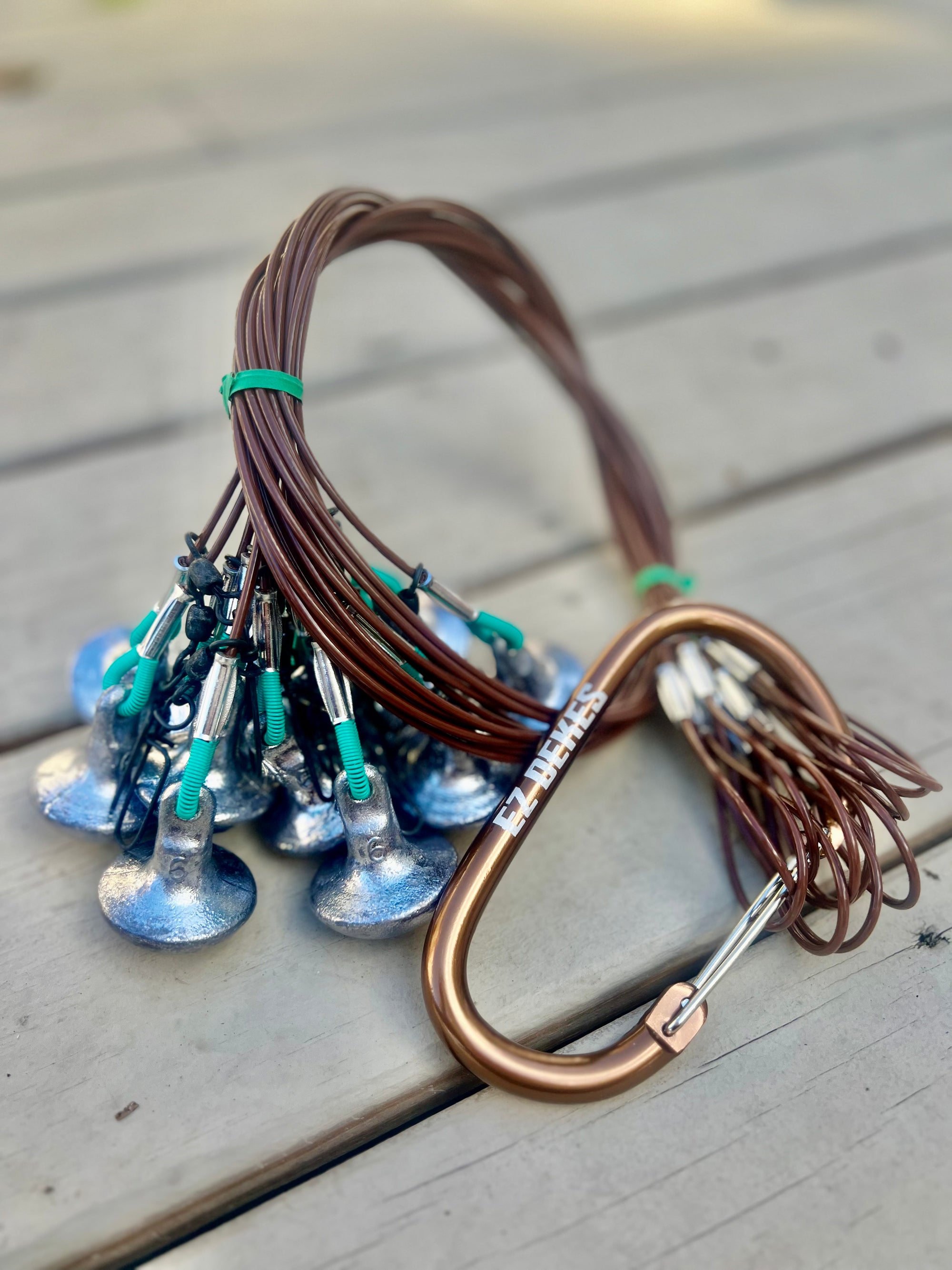 Stainless Steel PVC Coated Cable Texas Decoy Rigs - 6oz
