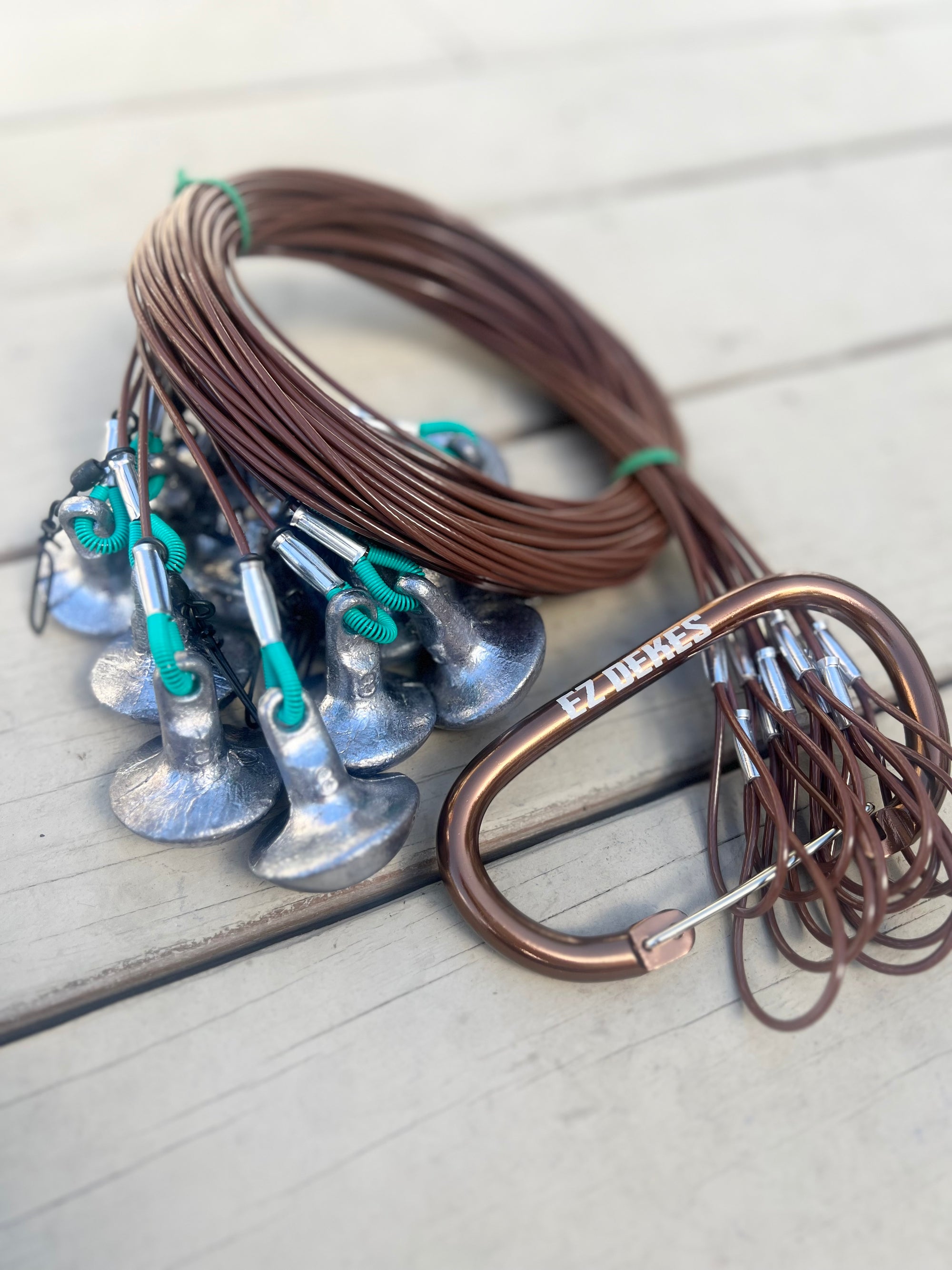 Stainless Steel PVC Coated Cable Texas Decoy Rigs - 8oz
