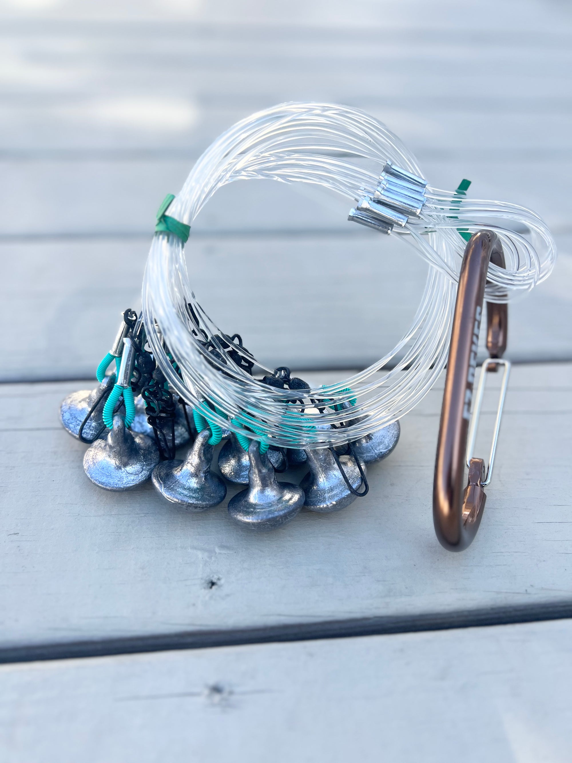 4oz x 24" Clear Mono Texas Rigs