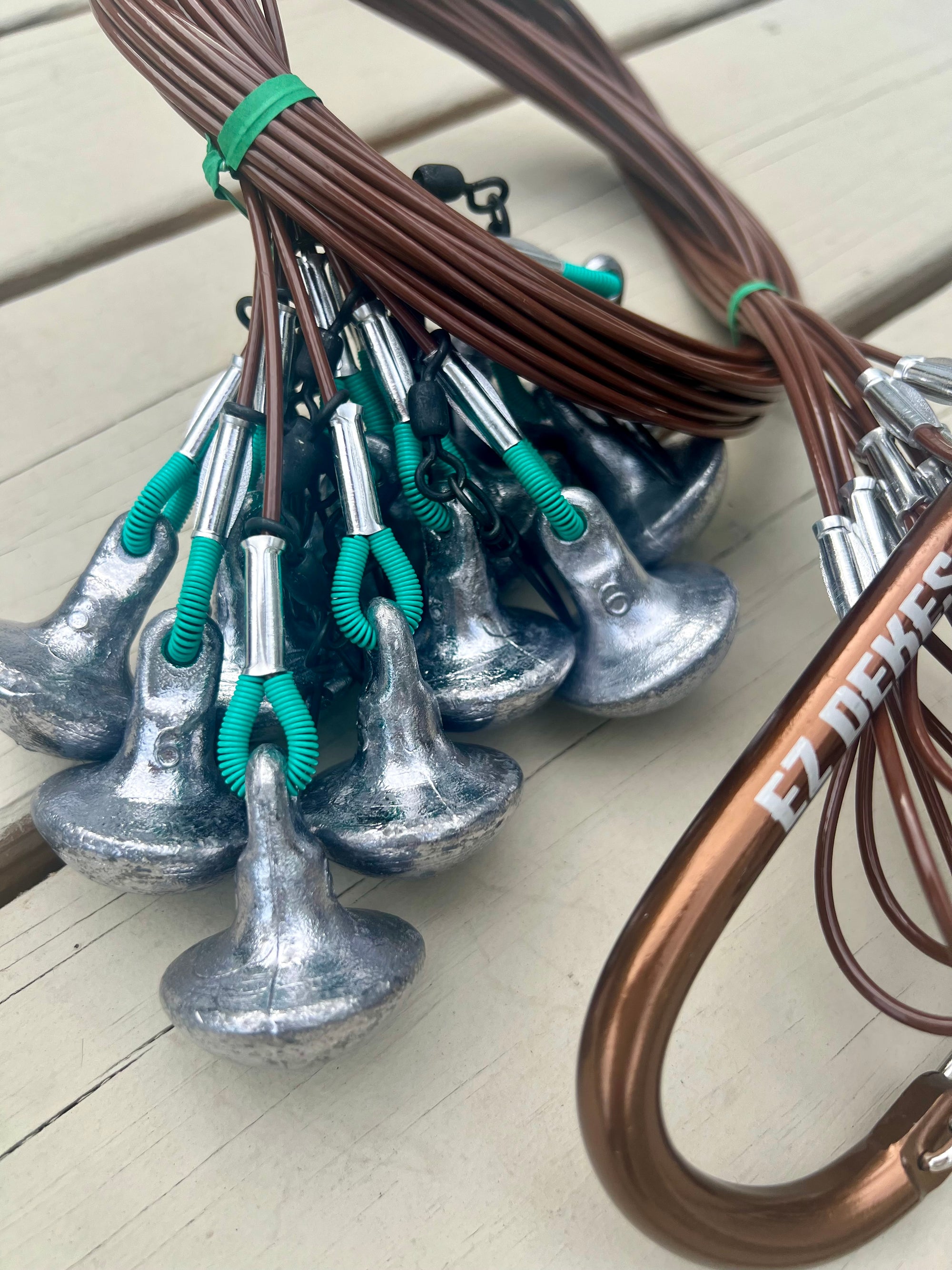 Stainless Steel PVC Coated Cable Texas Decoy Rigs - 6oz