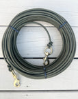 1/4" Nylon DIAMOND Braid Long Line w. Brass Snap