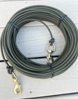 1/4" Nylon DIAMOND Braid Long Line w. Brass Snap