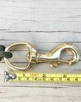 1/4" Nylon SOLID Braid Long Line w. Brass Snap - Limited Release