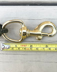 1/4" Nylon DIAMOND Braid Long Line w. Brass Snap