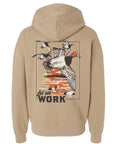 New Item! Let 'Em Work - Sandstone Hoodie