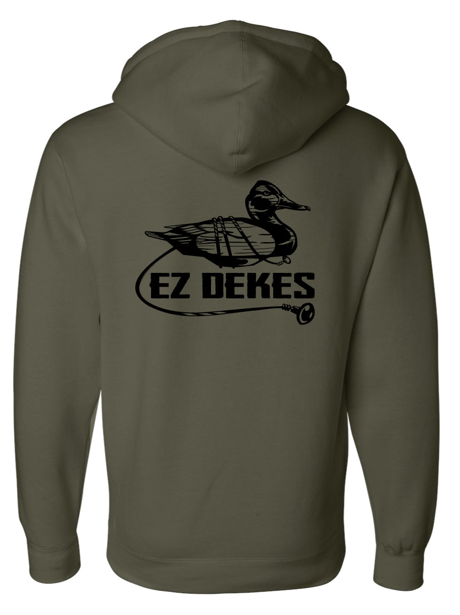 Army / Black Classic Logo Heavyweight Hoodie