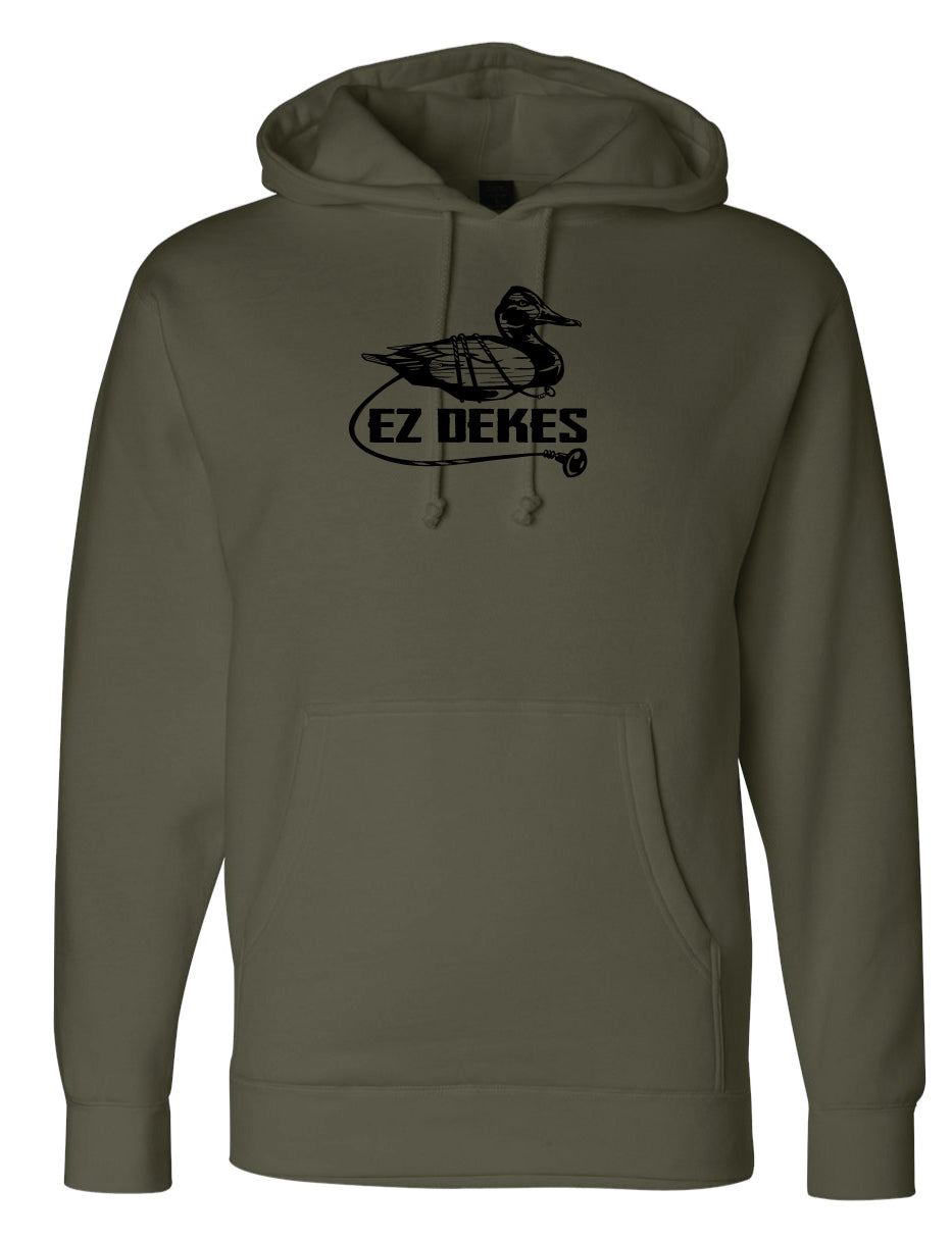 Army / Black Classic Logo Heavyweight Hoodie