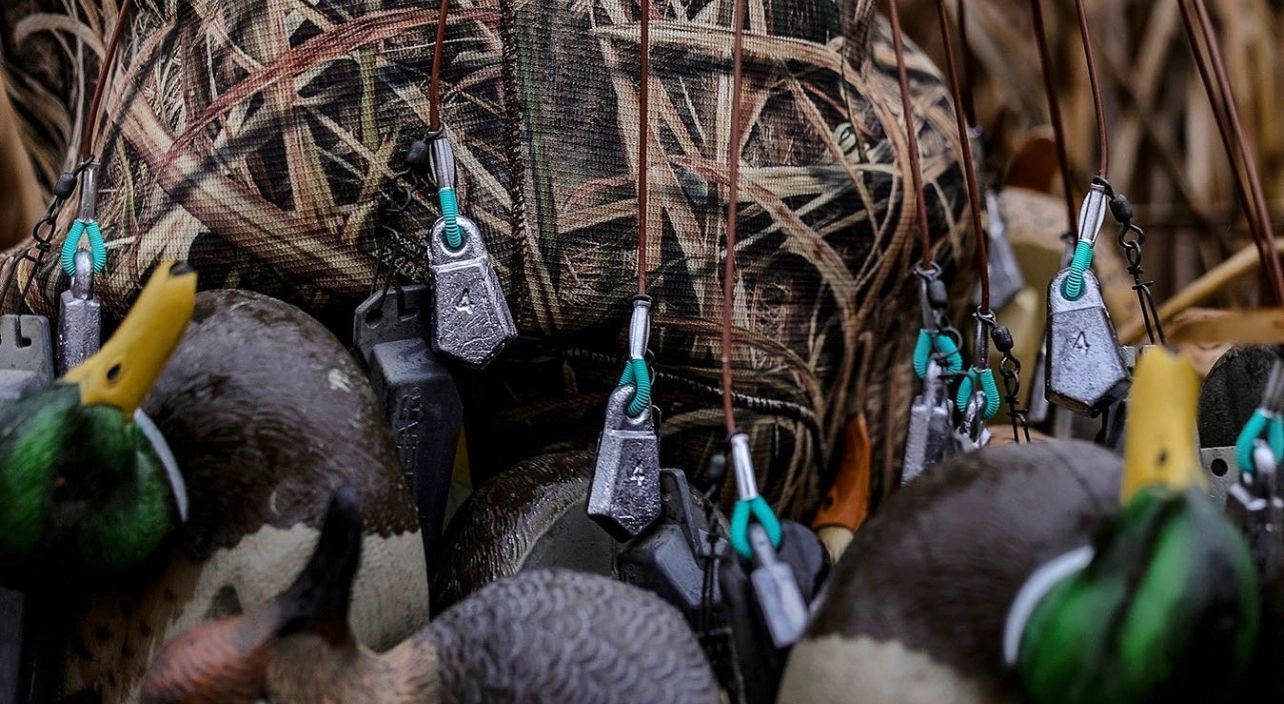 Stainless Steel PVC Coated Cable Timber Duck Decoy Rigs - 4 oz – EZ DEKES