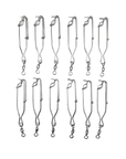 4.9" Stainless Steel Long Line Clips - 12 PK