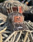 Mossy Oak Bottomland Leather Patch Hat