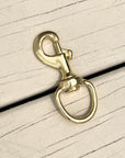 Solid Brass Swivel Bolt Snap