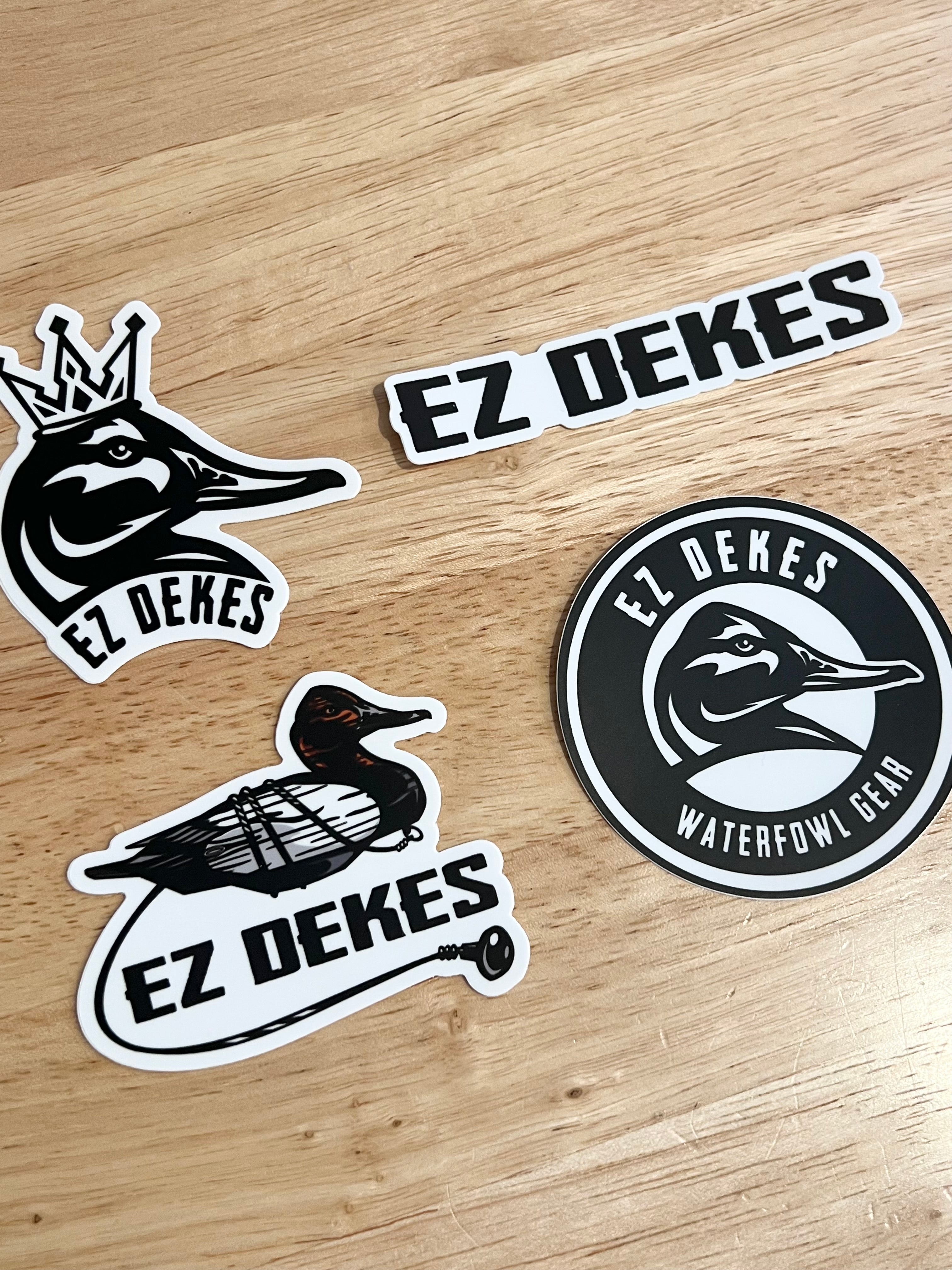 EZ DEKES Sticker Pack (4 Stickers)