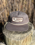Lead Gray Embroidered Patch Goat Rope Hat